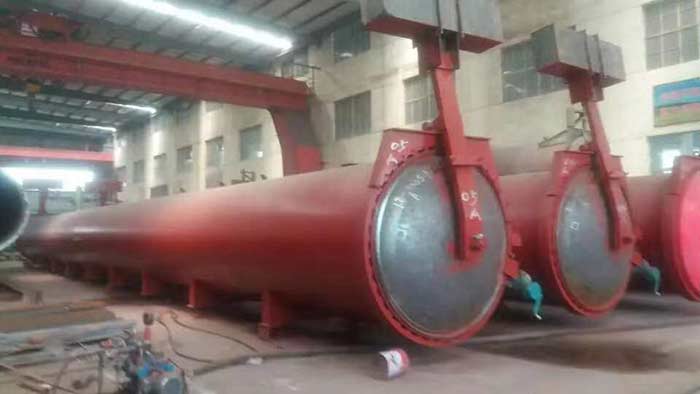 蒸壓釜生產(chǎn)車間